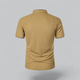 Dalton - Collarless Polo Shirt