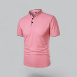Dalton - Collarless Polo Shirt