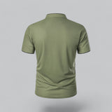 Dalton - Collarless Polo Shirt