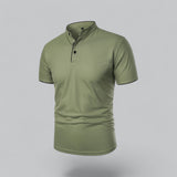Dalton - Collarless Polo Shirt