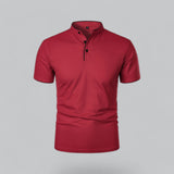 Dalton - Collarless Polo Shirt