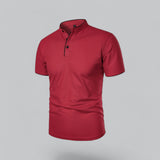Dalton - Collarless Polo Shirt