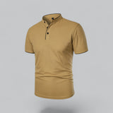 Dalton - Collarless Polo Shirt