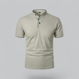 Dalton - Collarless Polo Shirt