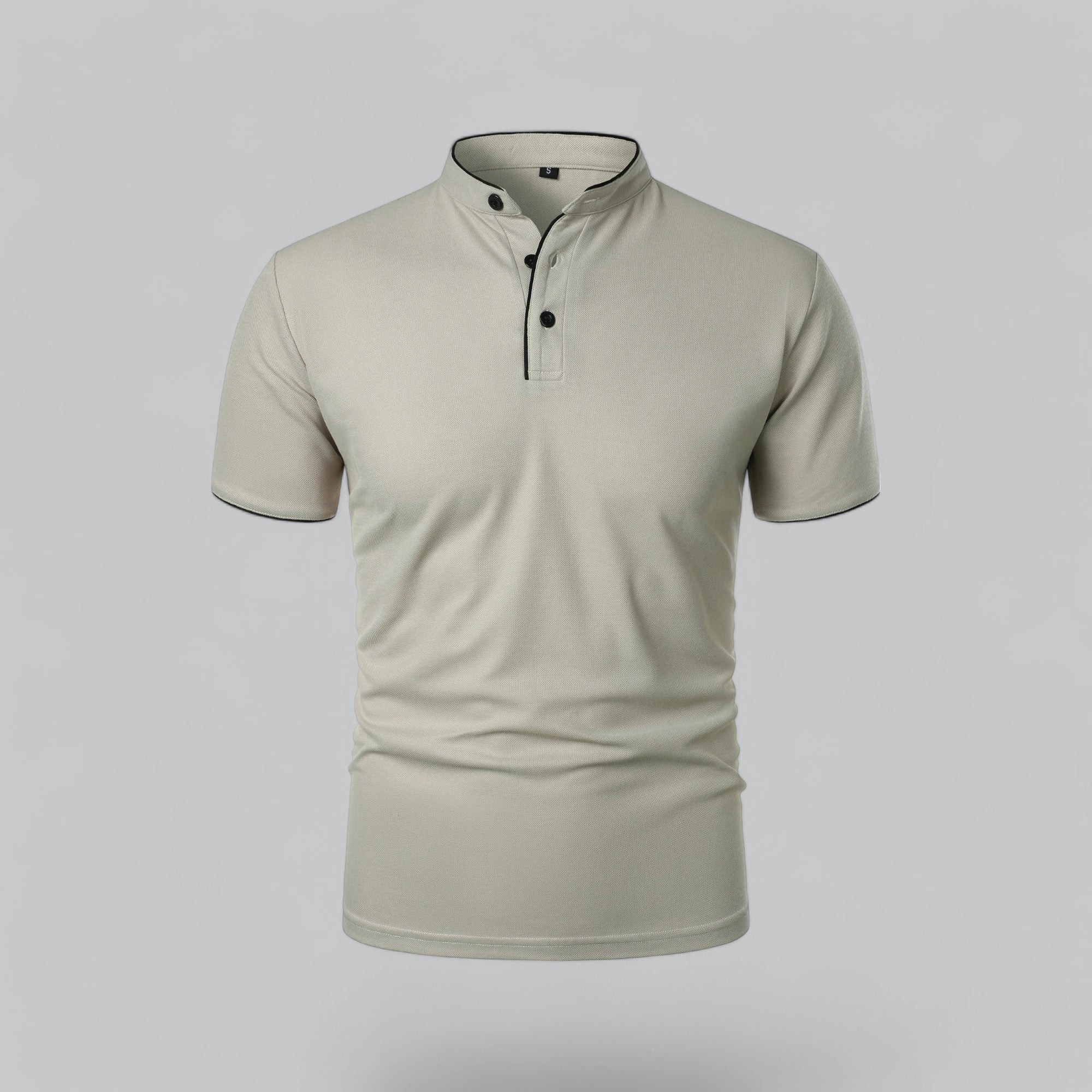Dalton - Collarless Polo Shirt