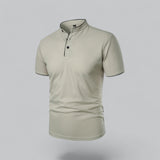 Dalton - Collarless Polo Shirt