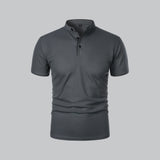 Dalton - Collarless Polo Shirt