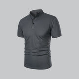 Dalton - Collarless Polo Shirt
