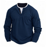 Fraser - Textured Henley Top