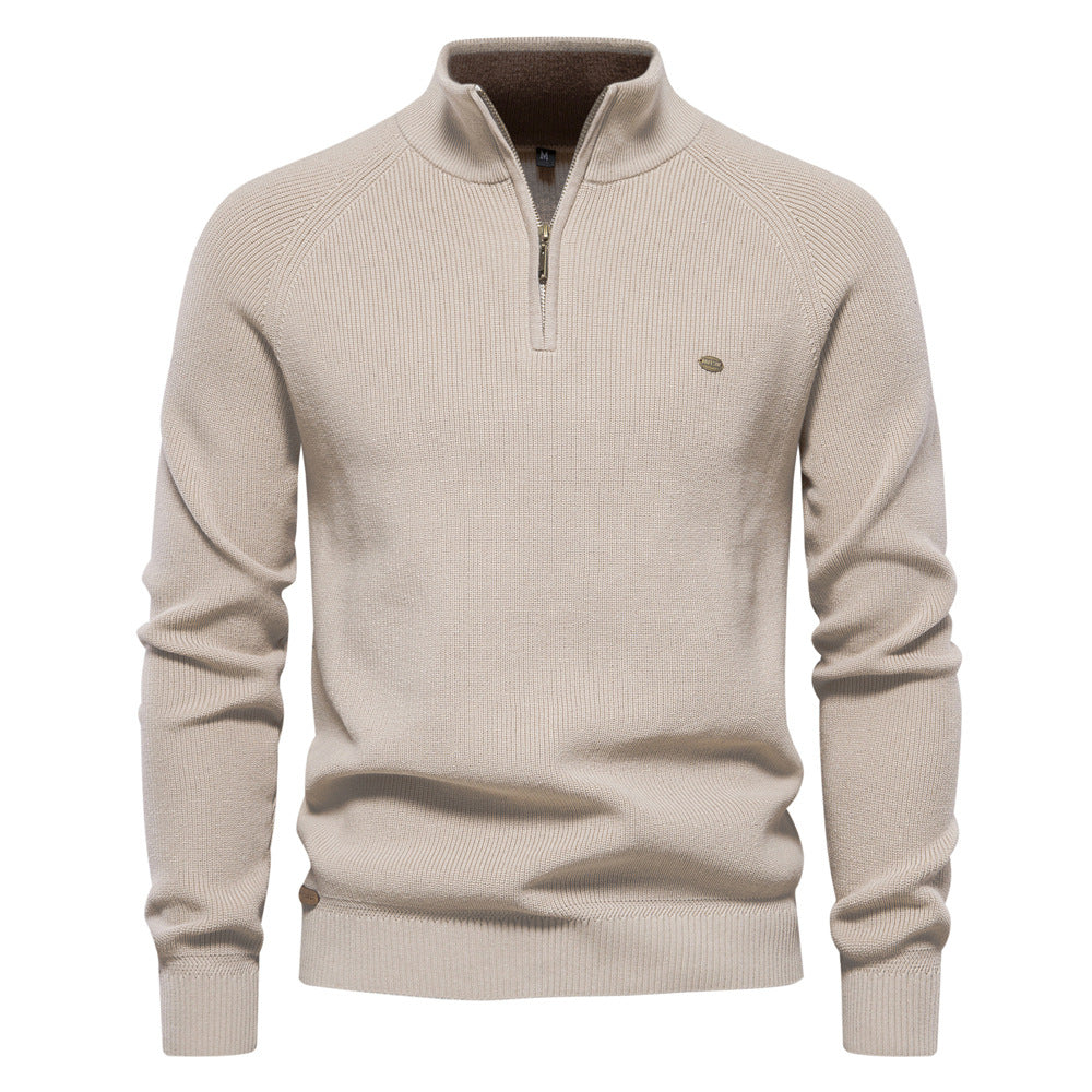 Jacob - Quarter-Zip Textured Jumper