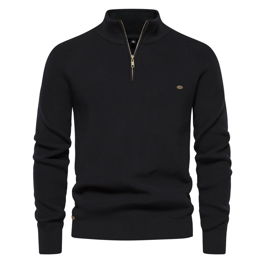 Jacob - Quarter-Zip Textured Jumper