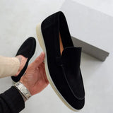 Freddie - Premium Suede Loafer Black