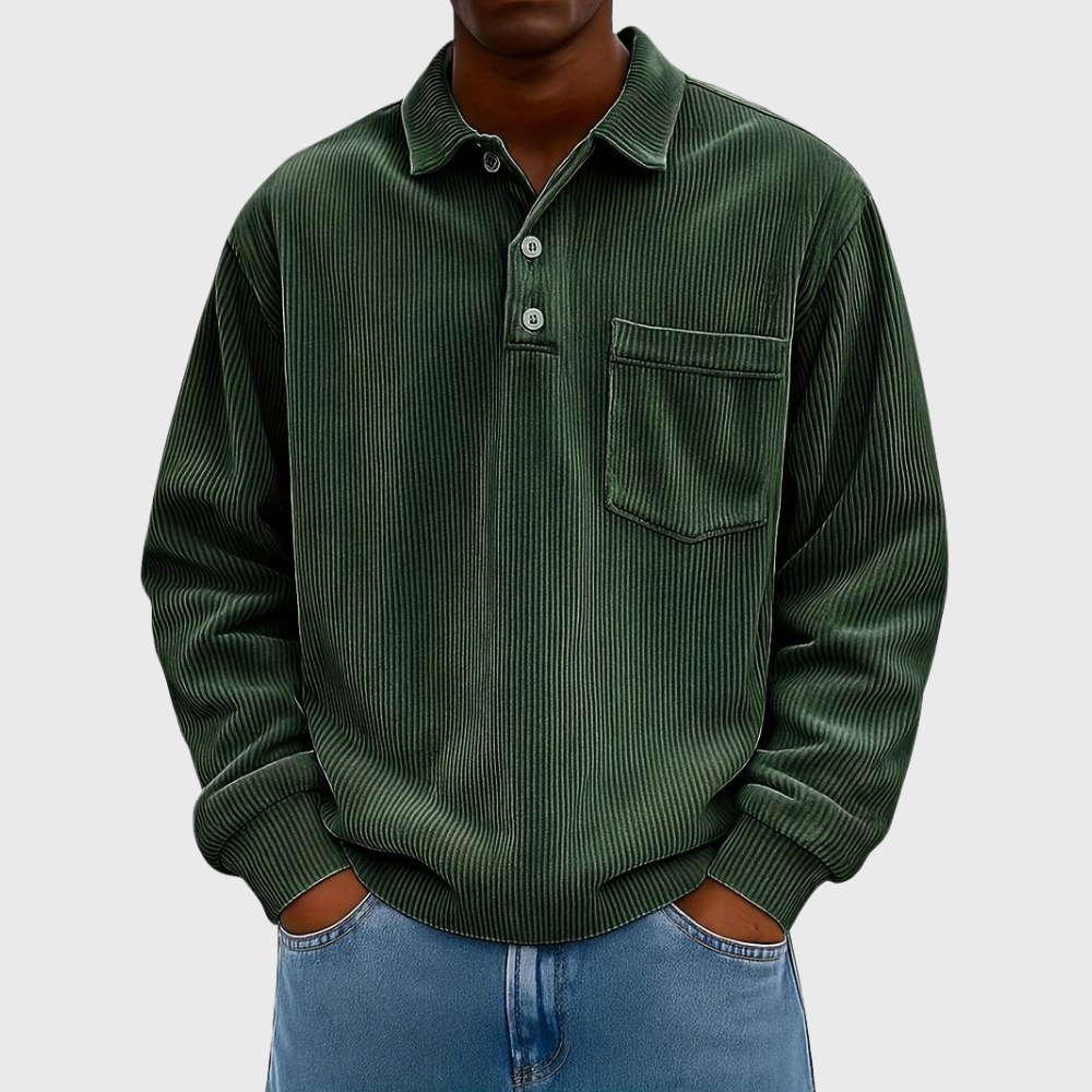 Hollis - Long Sleeve Drawstring Shirt