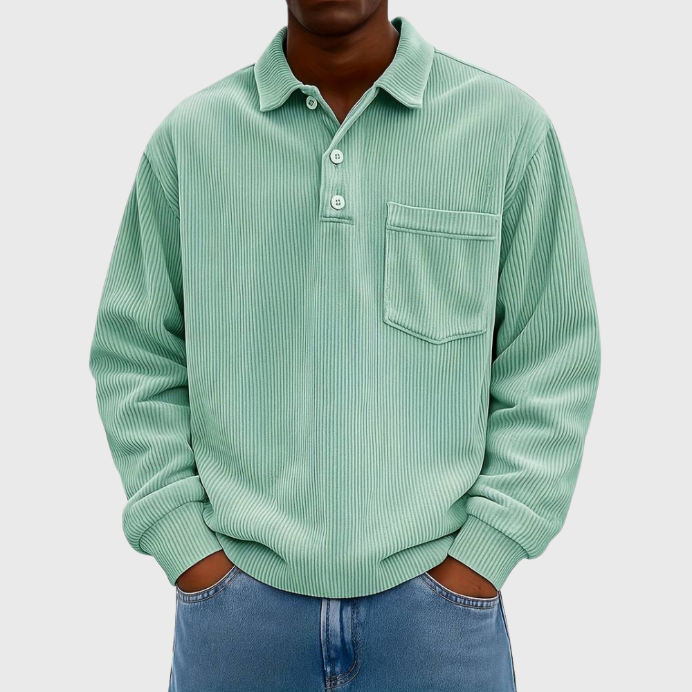 Hollis - Long Sleeve Drawstring Shirt