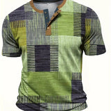 Eugene - Printed Patchwork T-Shirt