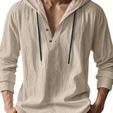 Jeffrey - Linen Hooded Shirt