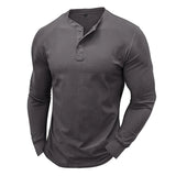 Fulton - Fitted Long Sleeve Henley T-Shirt