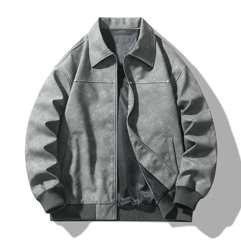 Donovan™ | Leather Bomber Jacket