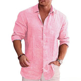 Larkin - Modern Fit Linen Button Shirt