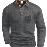 Everett - Waffle Knit Shirt-Collar Jumper
