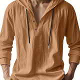 Jeffrey - Linen Hooded Shirt