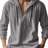 Jeffrey - Linen Hooded Shirt