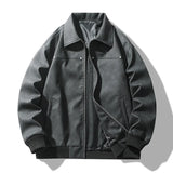 Donovan™ | Leather Bomber Jacket