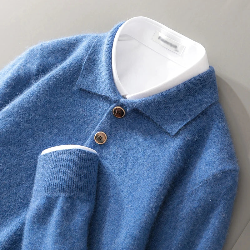 Sterling - Crisp Collar Cashmere Polo