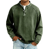 Marcus - Washed Denim Pullover Shirt