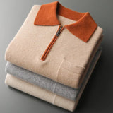 Rafferty - Two-Tone Cashmere Polo