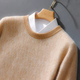 Caspian - Contrast Trim Cashmere Jumper
