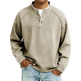 Marcus - Washed Denim Pullover Shirt