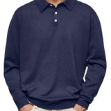 Houston - Ribbed Long Sleeve Polo Shirt
