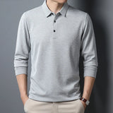 Guthrie - Knit Long Sleeve Polo Shirt