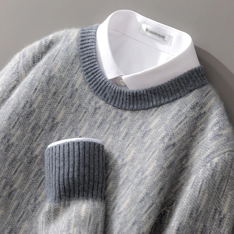 Caspian - Contrast Trim Cashmere Jumper