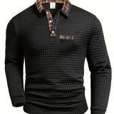 Everett - Waffle Knit Shirt-Collar Jumper