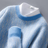 Caspian - Contrast Trim Cashmere Jumper