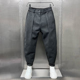 Rupert - Textured Pleated Trousers