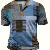 Eugene - Printed Patchwork T-Shirt
