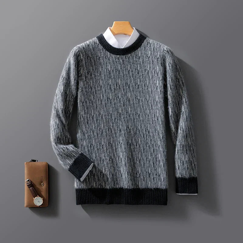 Caspian - Contrast Trim Cashmere Jumper