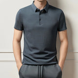Harlan - Knit Short Sleeve Polo Shirt
