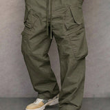 Merrick - Straight Fit Cargo Trousers