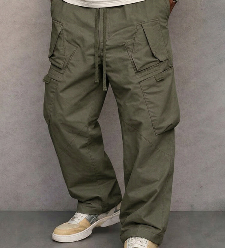 Merrick - Straight Fit Cargo Trousers