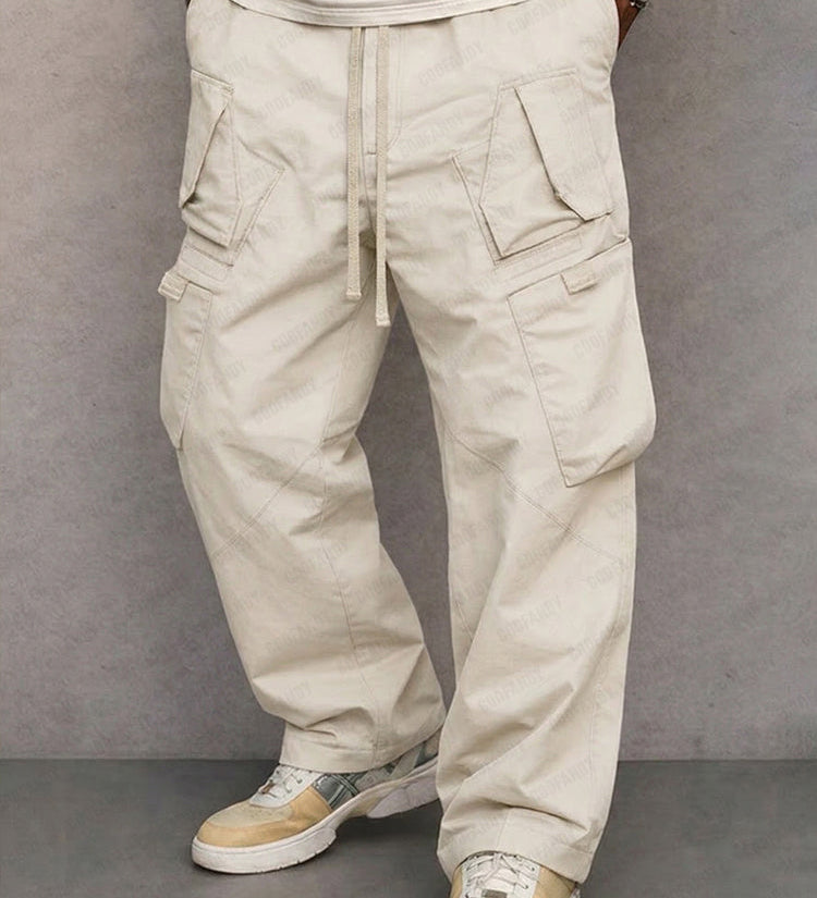 Merrick - Straight Fit Cargo Trousers