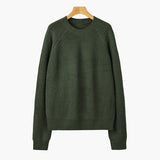 Oswald - Raglan Sleeve Ribbed Jumper