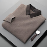 Kingsley - Dark Collar Knit Jumper