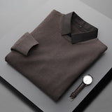 Kingsley - Dark Collar Knit Jumper