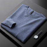 Gideon - Fine Knit V-Neck Jumper