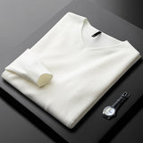 Gideon - Fine Knit V-Neck Jumper