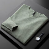 Gideon - Fine Knit V-Neck Jumper